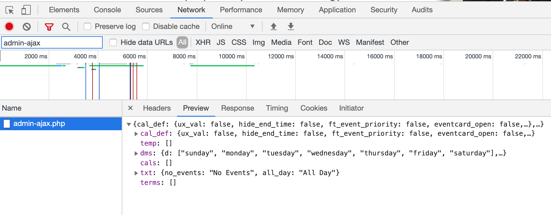 Ajax Errors EventON Help Desk